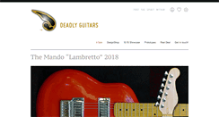 Desktop Screenshot of deadly-guitars.com